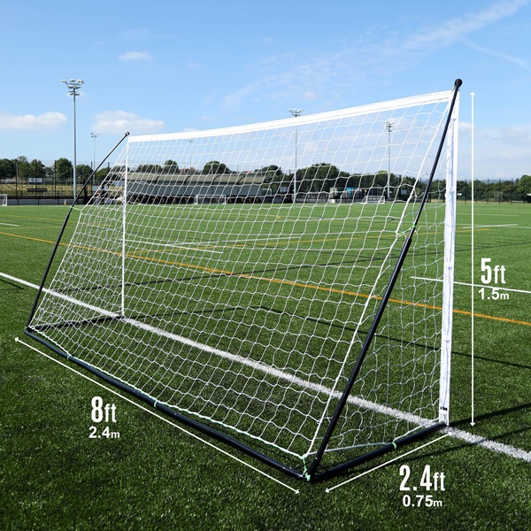 QuickPlay KICKSTER Elite Portable Football Goal 8x5'